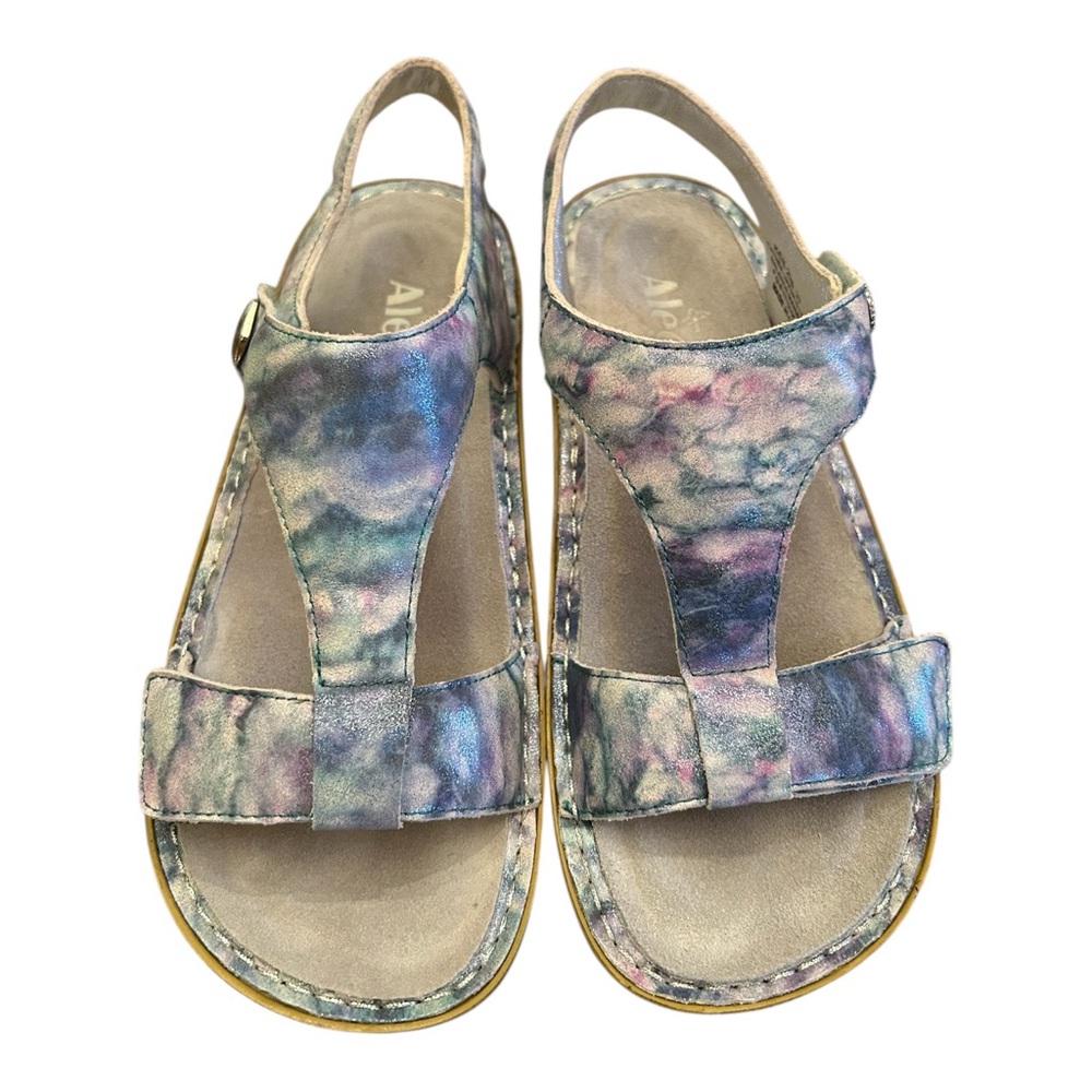Alegria Leather Sandals with Adjustable Straps Kendra Impressionista US 7-7.5 - Picture 2 of 13